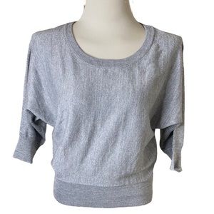 Wet Seal Silver Sweater Ladies Top